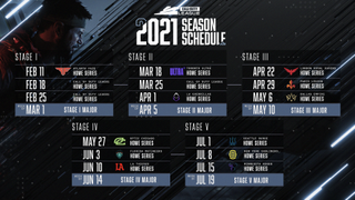 Call of Duty League 2021 Schedule