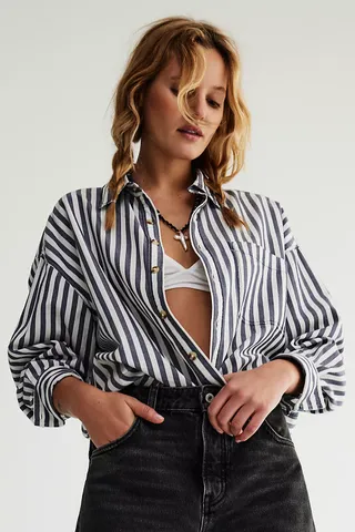 free people, Freddie Striped Shirt