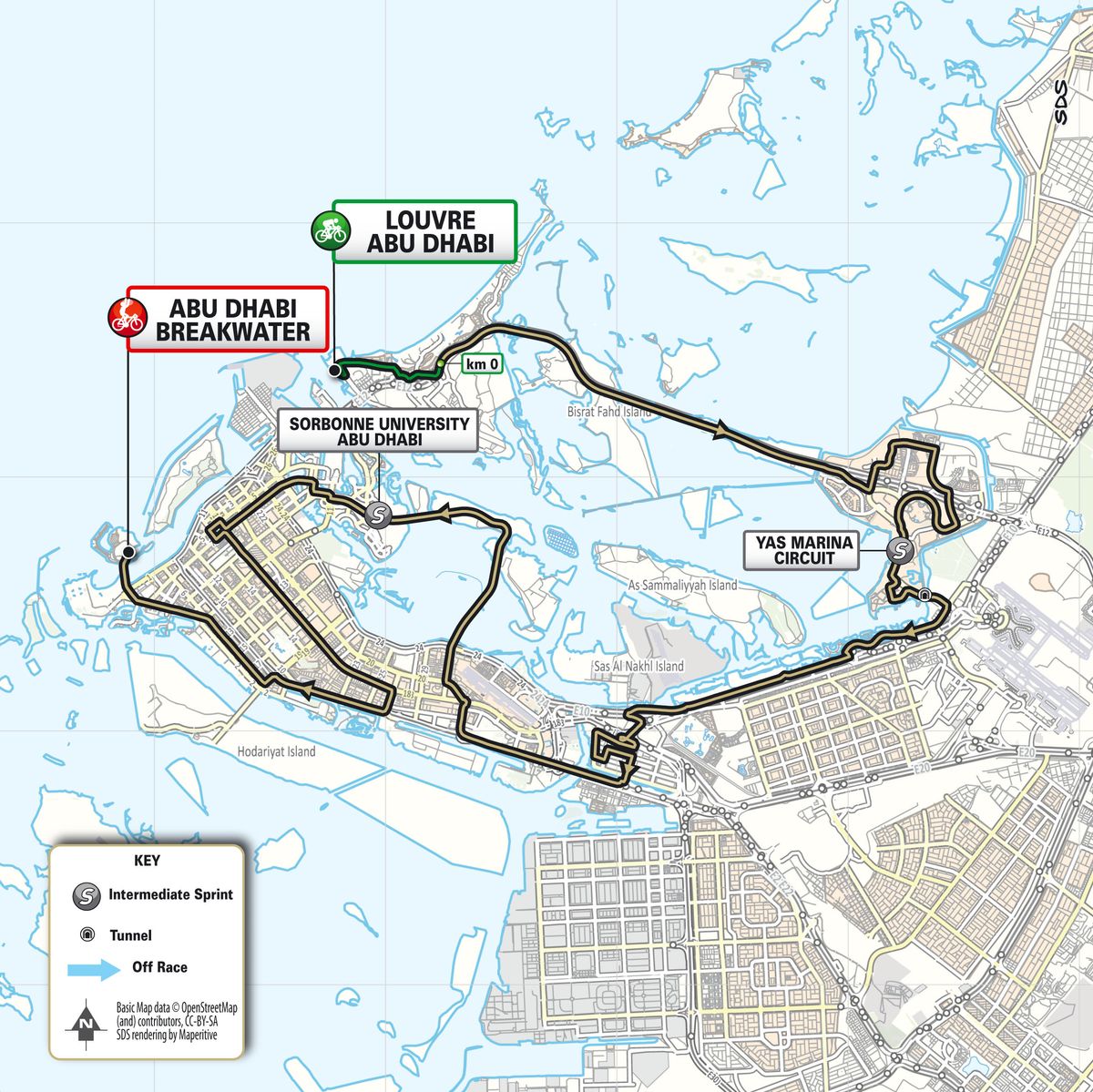Maps and profiles for the 2024 UAE Tour Women
