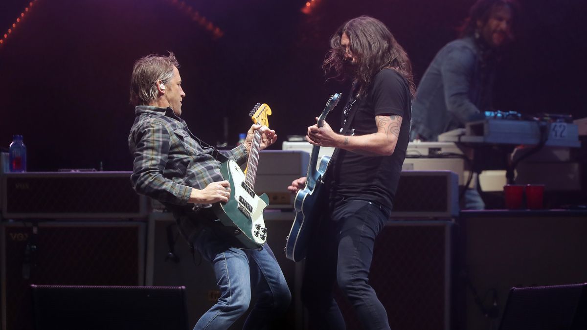 “Day two, Dave Grohl says, ‘You’re going to need more guitars.’ We walk into the shop and he’s going, ‘Get whatever you want.’ I was so freaked out”: Chris Shiflett on his guitar shopping spree when he first joined the Foo Fighters