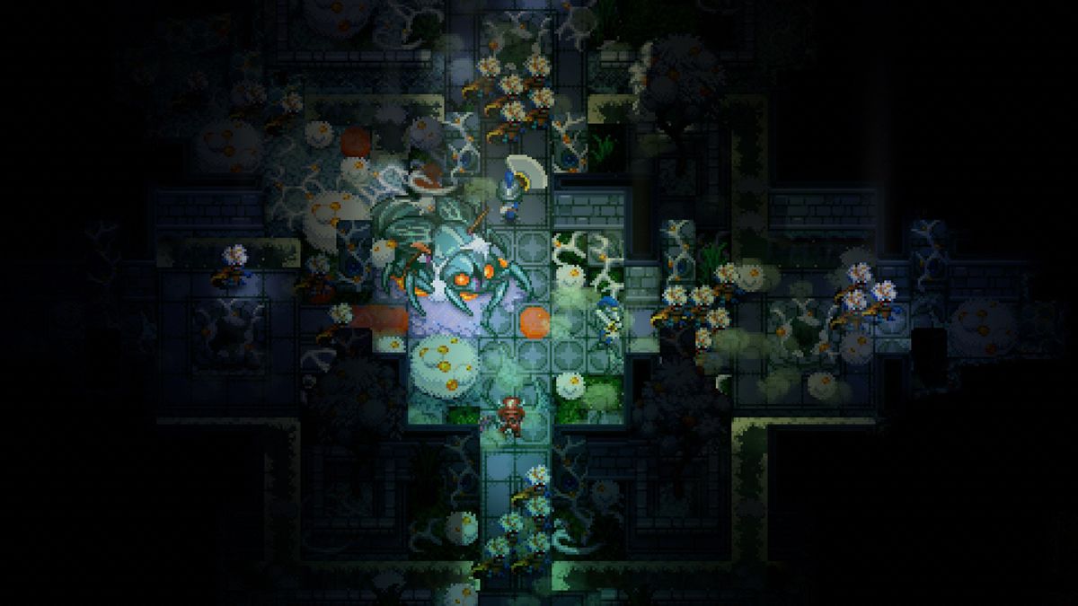 Core Keeper gameplay screenshots.
