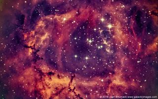 Rosette nebula, ngc 2244