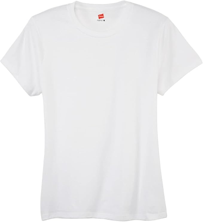 Hanes, Hanes Womens Perfect-T Short Sleeve T-Shirt Fashion T Shirts, White, Medium Us