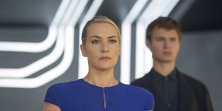 Kate Winslet and Ansel Elgort in Divergent