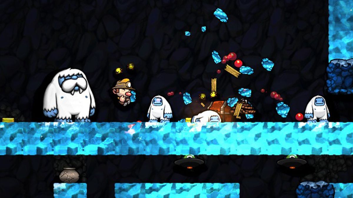 Spelunky Ice Caves Yeti King