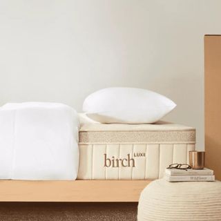 a Birch Luxe Natural Mattress in a modern bedroom