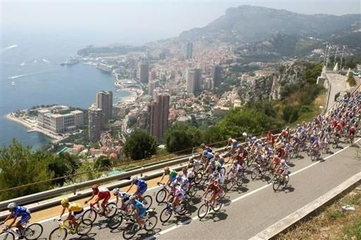 Stage two of the Tour de France leaves Monaco
