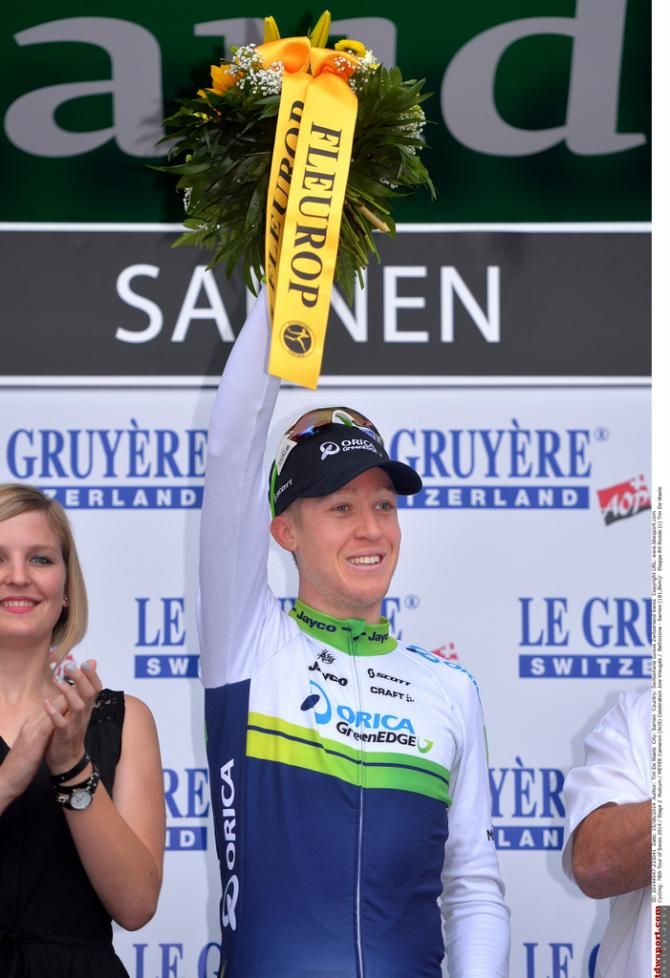 Stage winner Cam Meyer (Orica-GreenEdge)