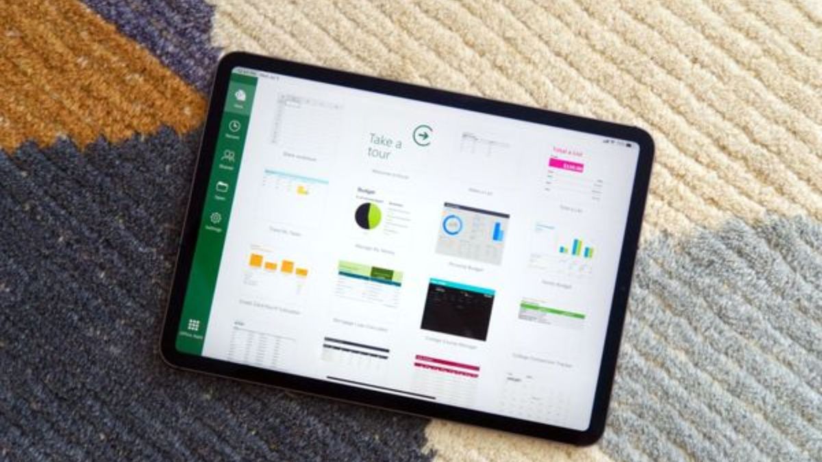 Excel on iPad