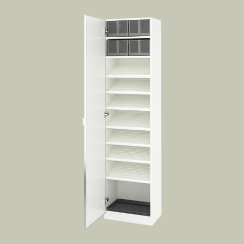 Pax / &amp;Aring;heim Wardrobe Combination - White/mirror Glass 50x38x201 Cm