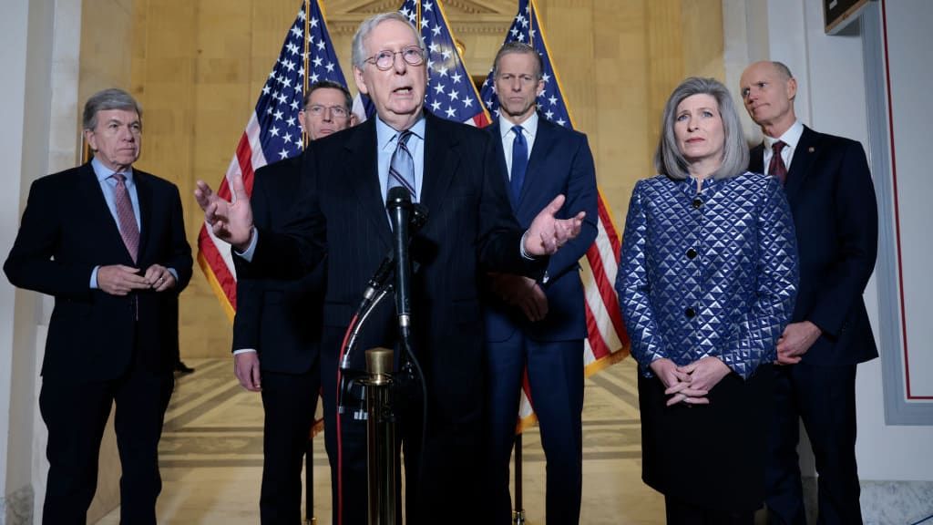 Senate Minority Leader Mitch McConnell.