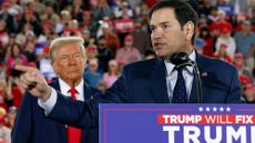 Marco Rubio and Donald Trump