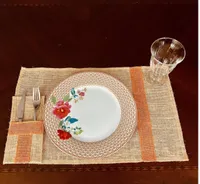 Thanksgiving Burlap Mat