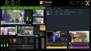 Actus Digital's Actus X user interface