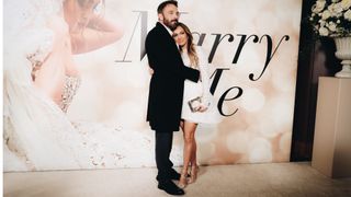 Ben Affleck and Jennifer Lopez at the premiere of film Marry Me