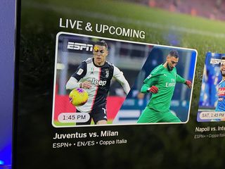 Juventus vs. AC Milan on ESPN Plus