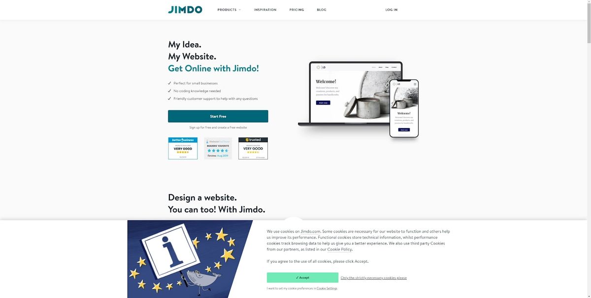 Best free website builders