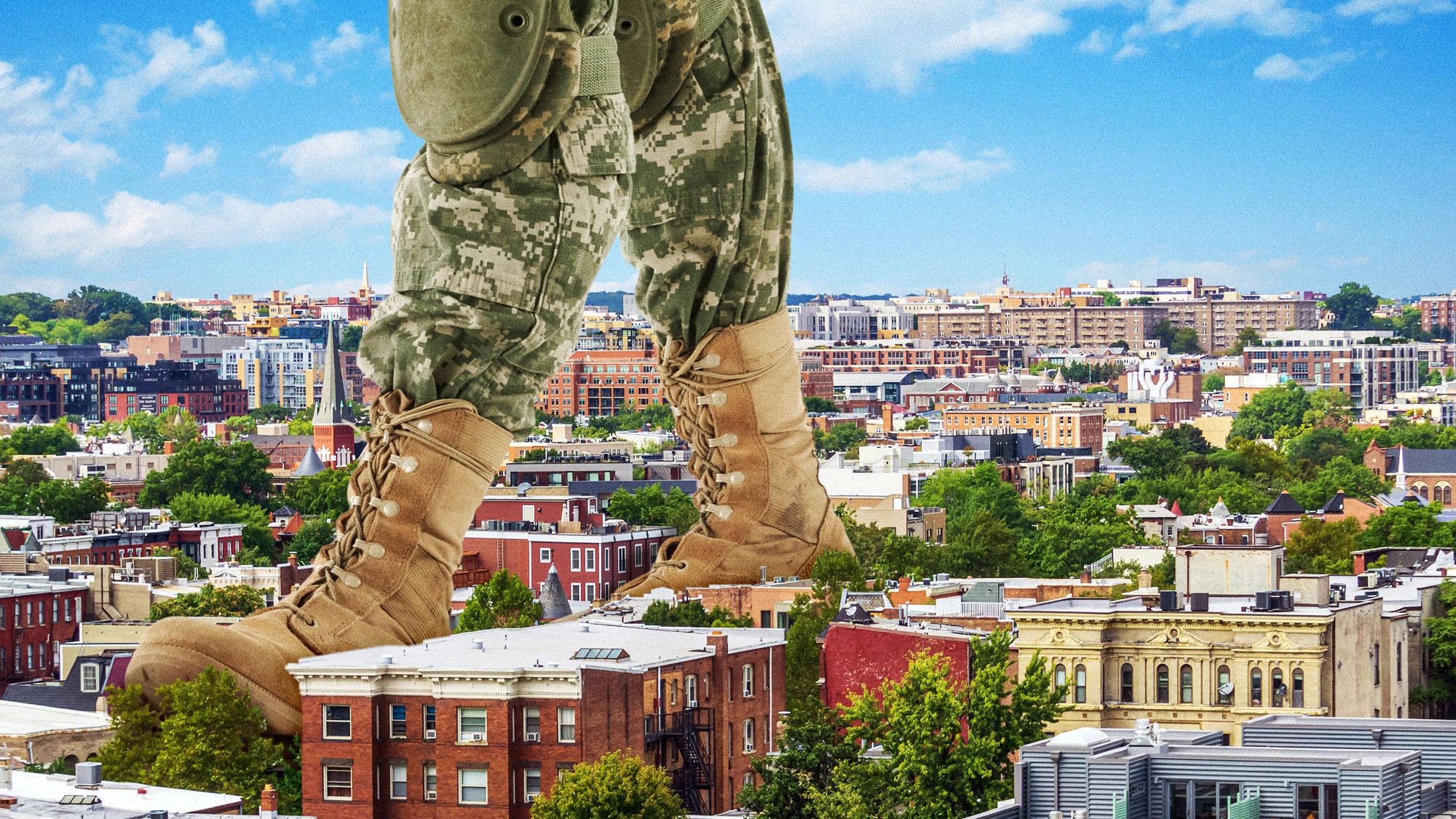 How has a year of National Guard deployment affected Washington, D.C.?