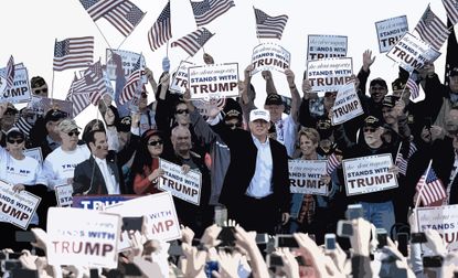 The populist candidate, Donald Trump.