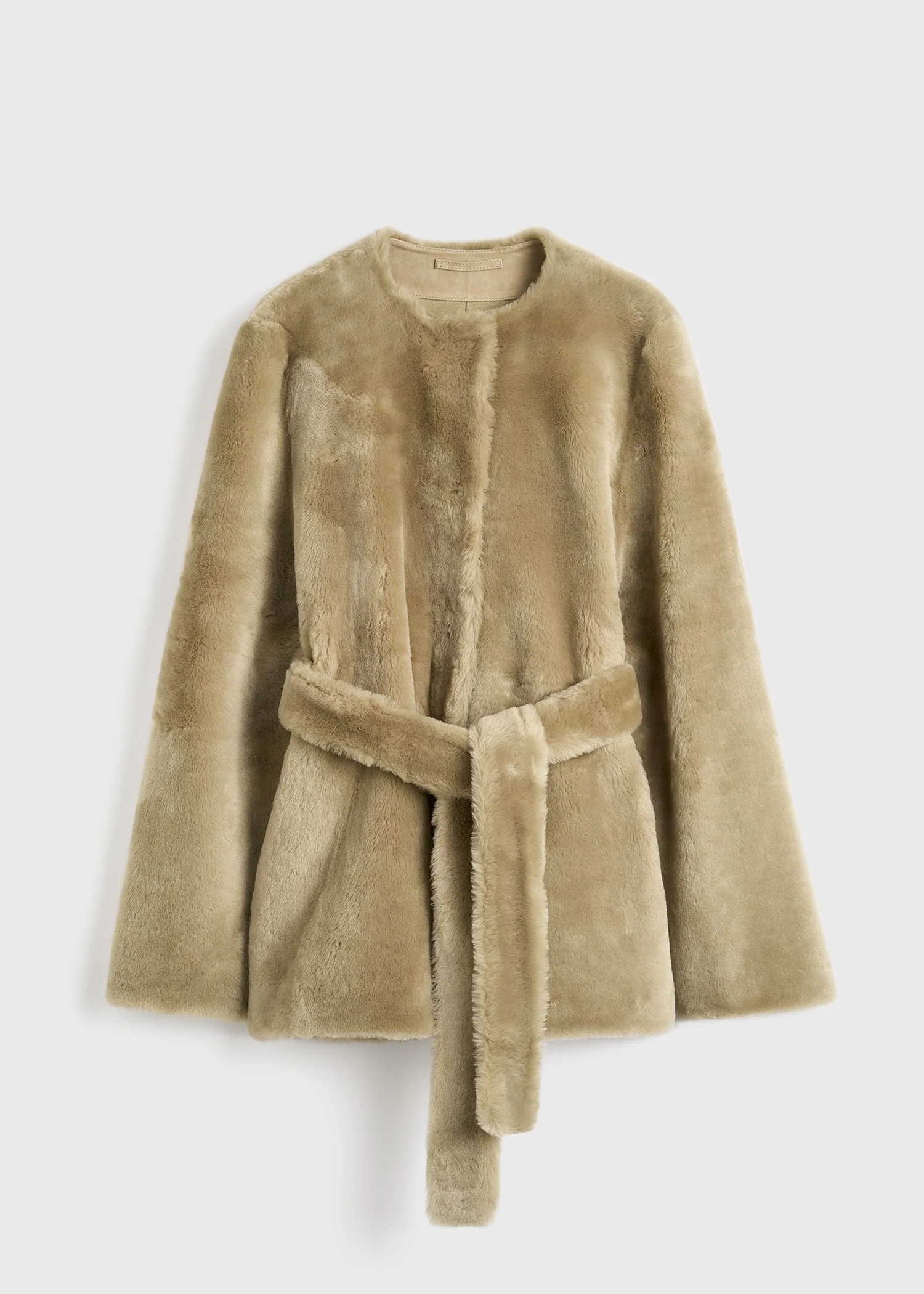 Toteme, Plush Shearling Jacket Rye