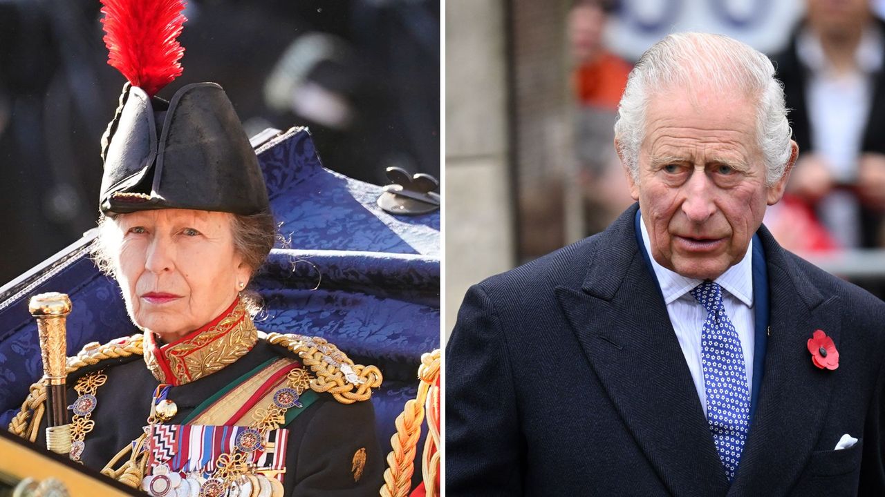 Princess Anne set for bittersweet day on King Charles&#039;s birthday. Seen here are Princess Anne ahead of the State Opening of Parliament and King Charles in New Malden