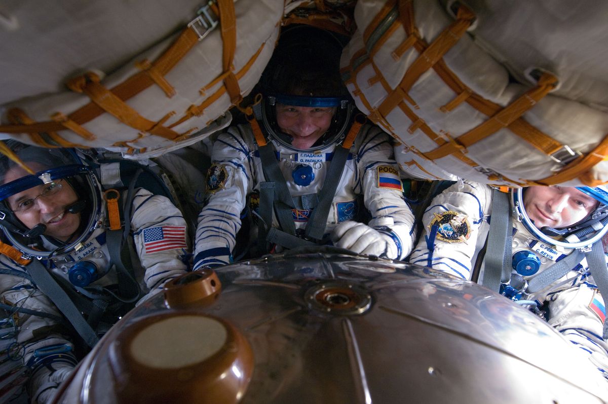Three Astronauts Leave Space Station, Head Home to Earth | Space