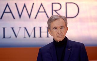 Bernard Arnault attends the Viva Technology show