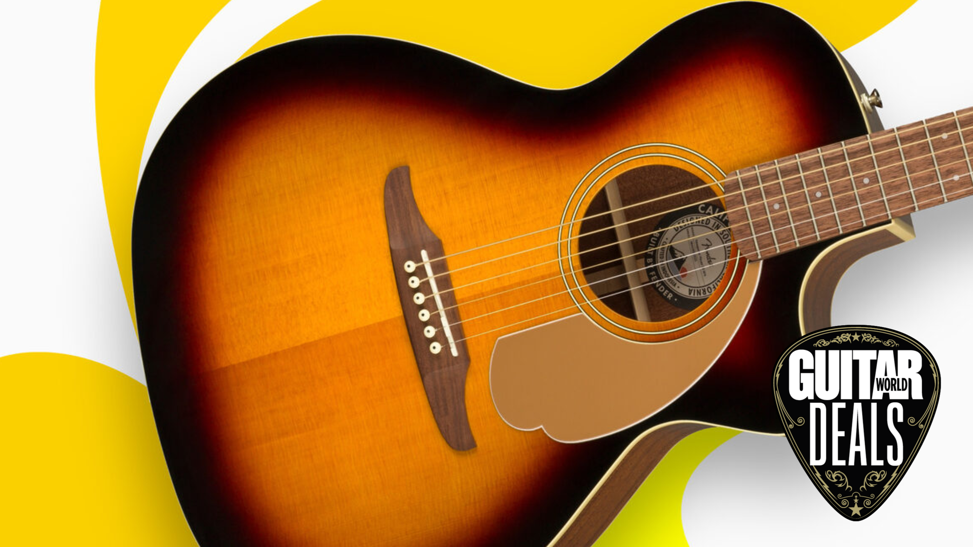 Strum into Spring with 20 off select Fender acoustic guitars Guitar
