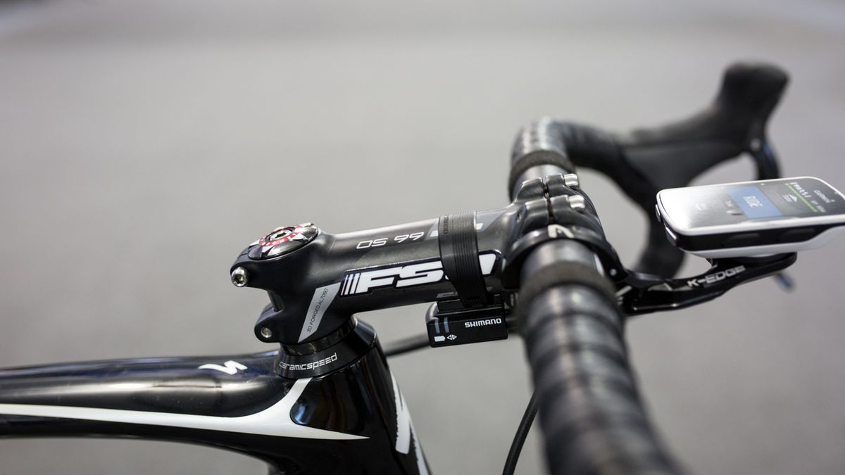 A CeramicSpeed headset and FSA stem