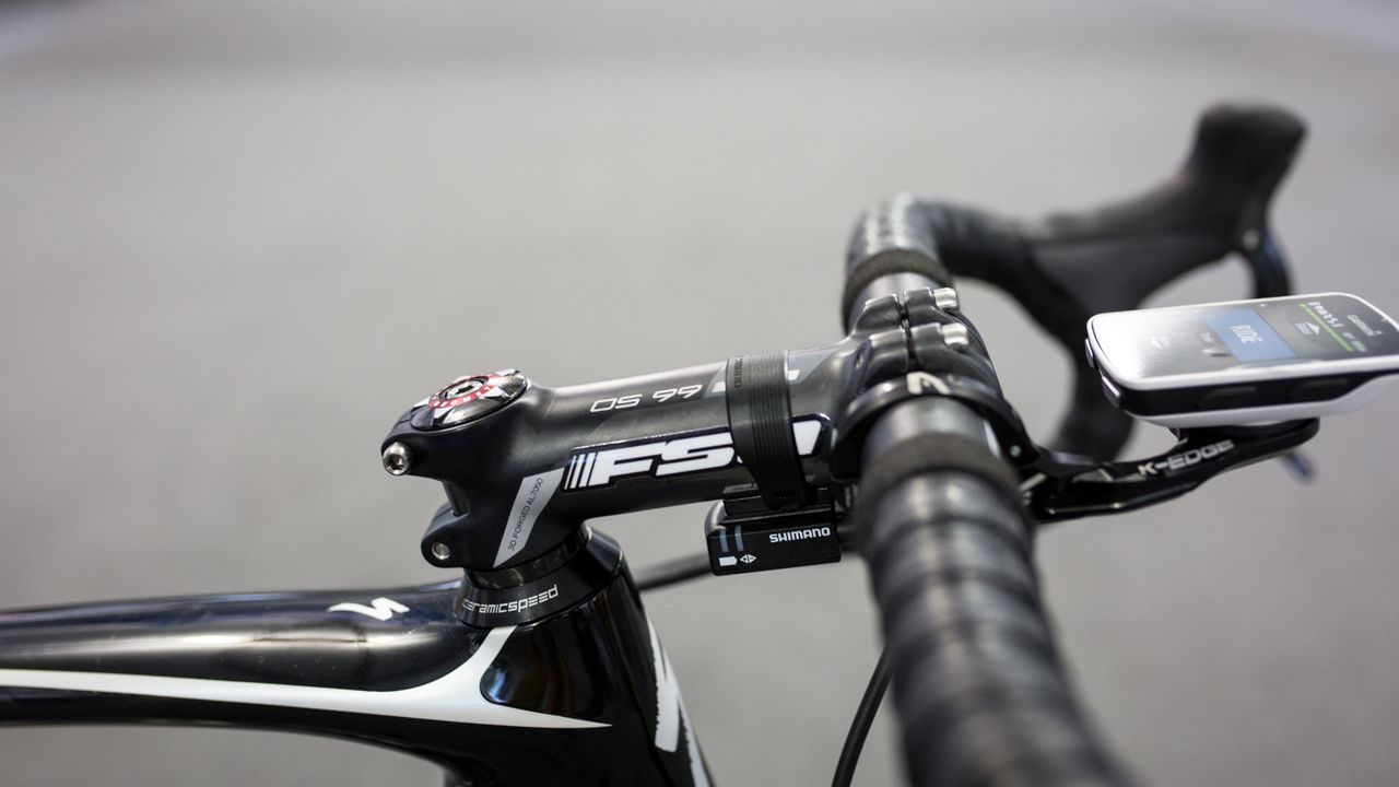 A CeramicSpeed headset and FSA stem