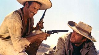 Tuco and Blondie in The Good, the Bad, and the Ugly