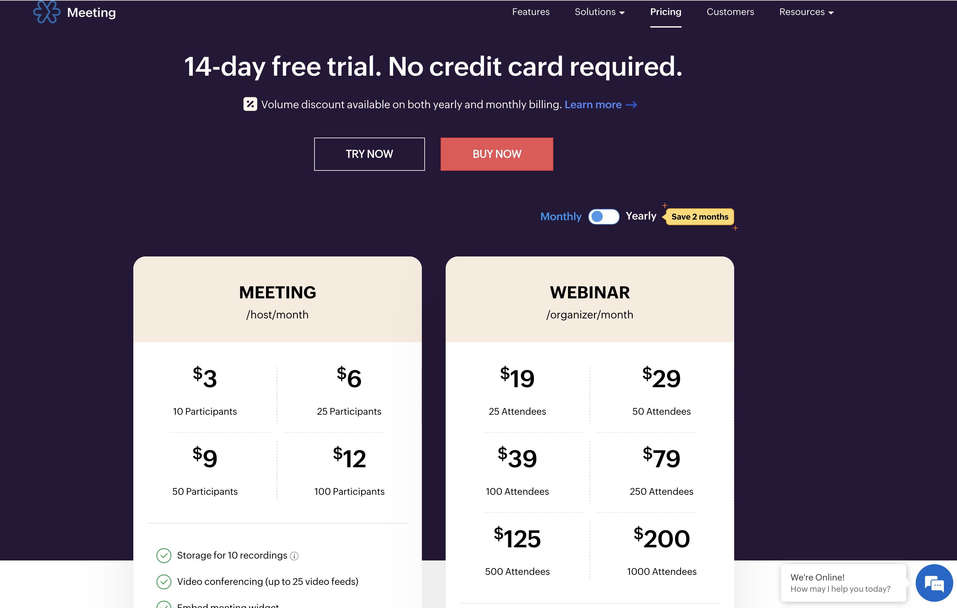 Zoho Meeting pricing