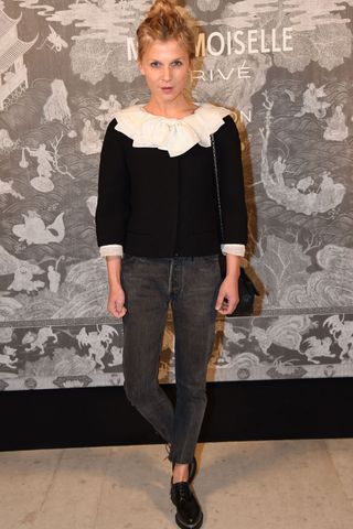 Clemence Poesy At The Chanel Mademoiselle Privé Exhibition Party