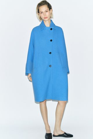 Manteco Wool Oversized Coat Zw Collection