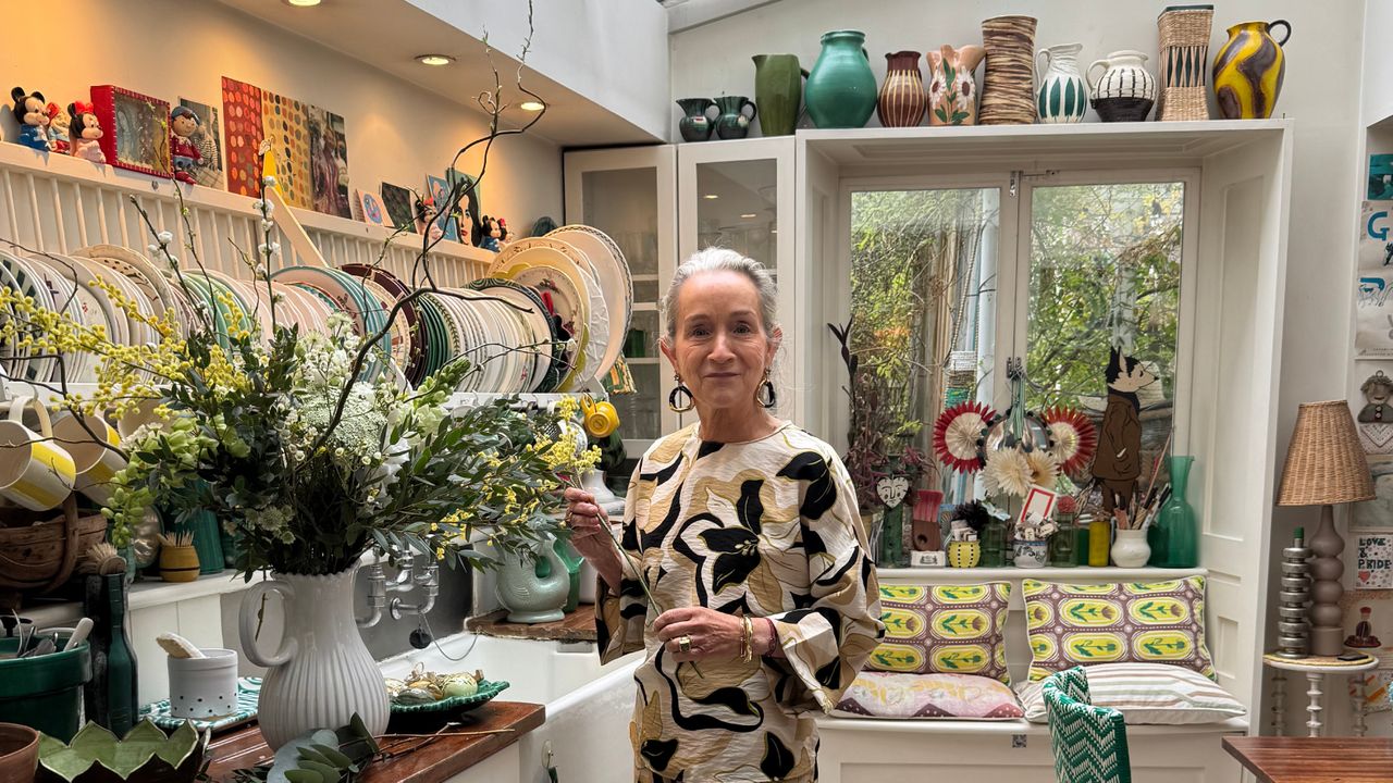 Lucinda Chambers in her kitchen preparing for Easter