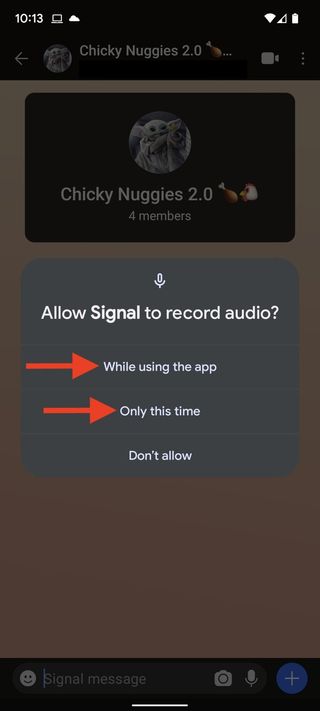 How To Group Calls Signal 4