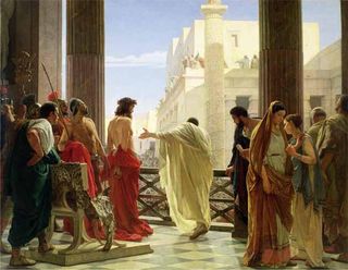 Jeffrey Archer's favourite painting, Ecce Homo by Antonio Ciseri.