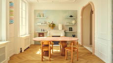 Spring-centric Paris apartment project living room by Batiik Studio