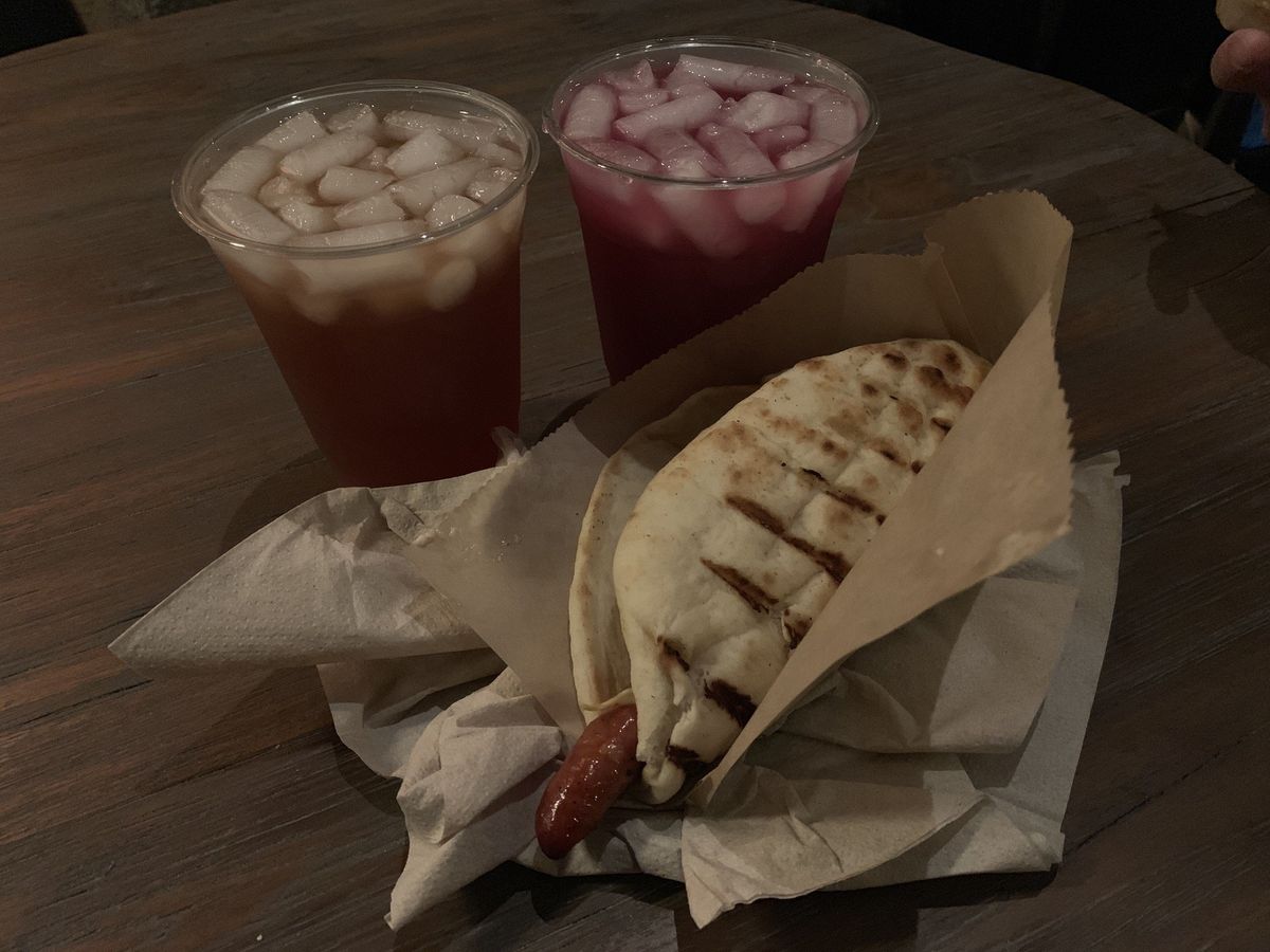 SWGE Ronto Roasters Wrap and drinks