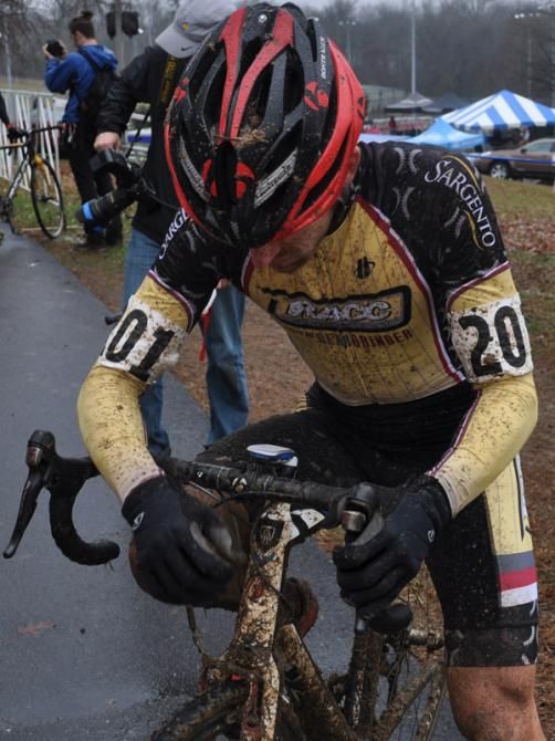 Brian Matter (RACC p/b Geargrinder) after finishing second place at Sunday's North Carolina Grand Prix.