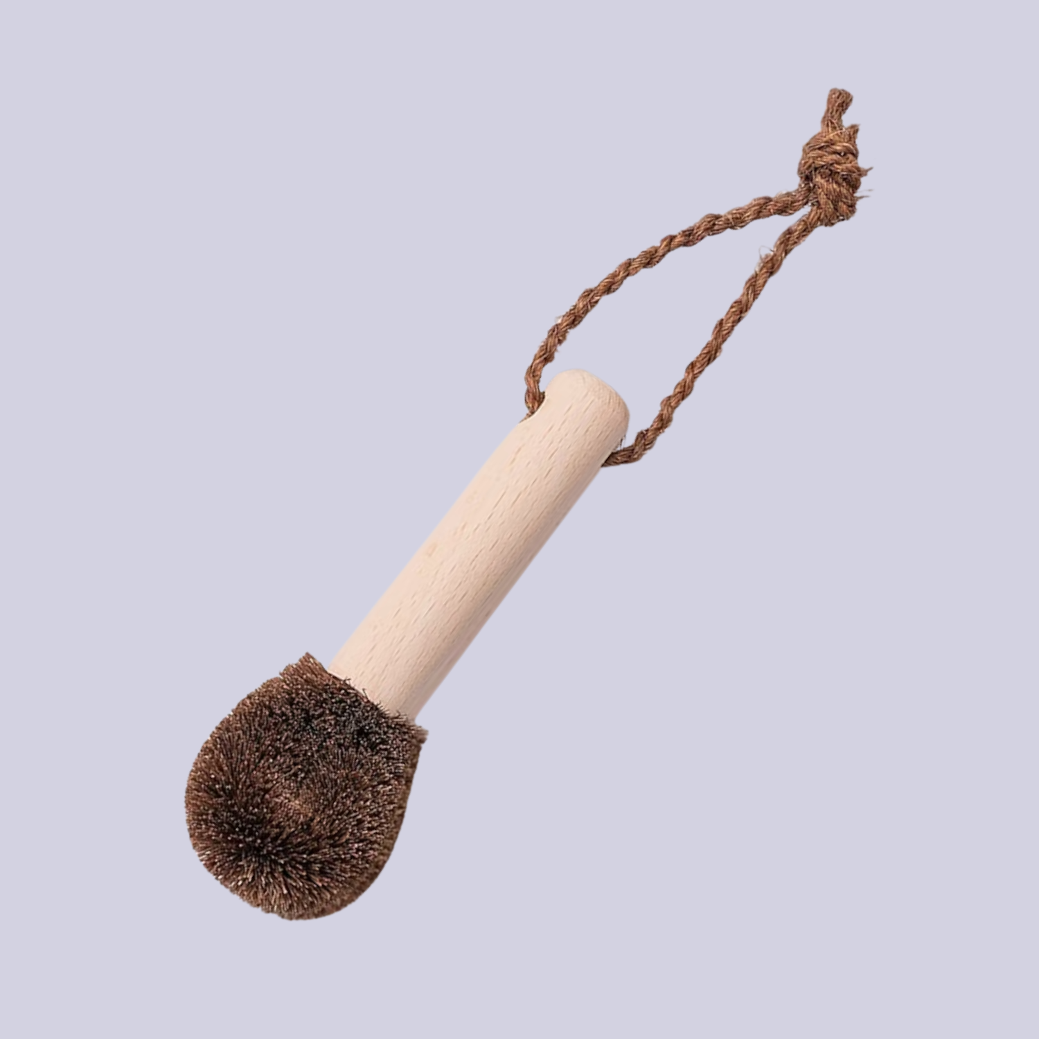 A handmade dish brush