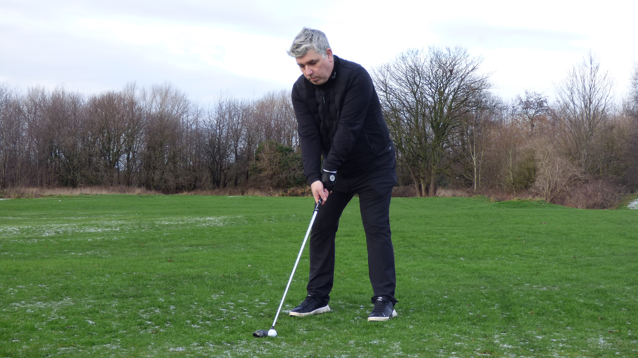 Testing the Ben Hogan PTx Max hybrid out on the course