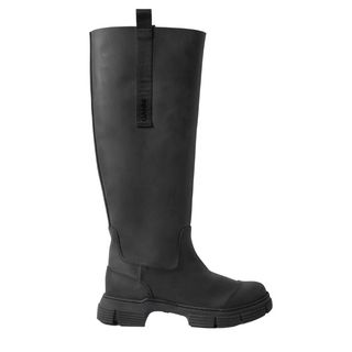 Ganni Rubber Knee Boots