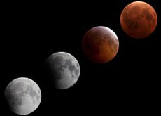 Montage of Total Lunar Eclipse