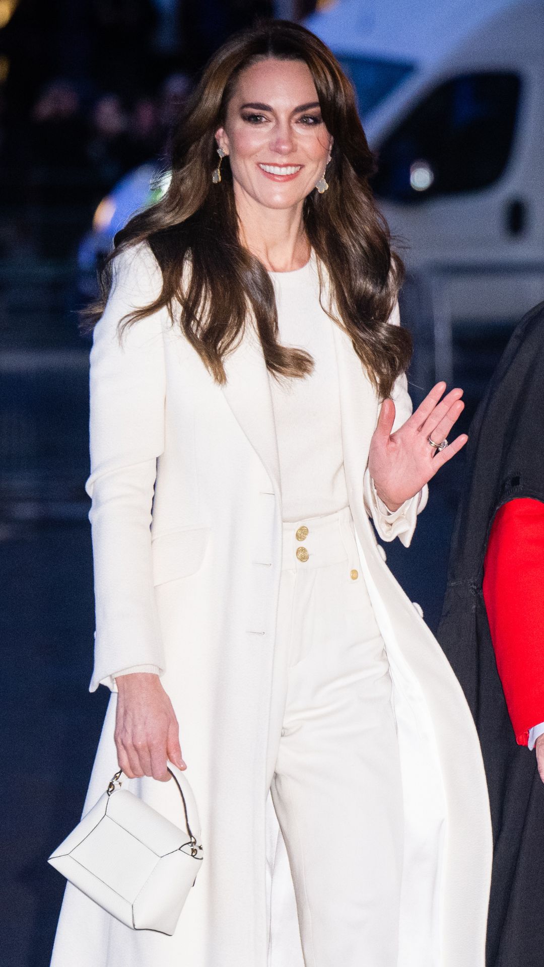 Catherine, Princess of Wales attends The "Together At Christmas" Carol Service at Westminster Abbey on December 08, 2023 in London, England.