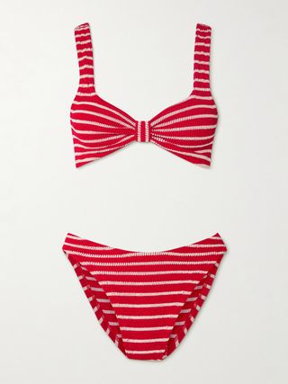 Bonnie Striped Seersucker Bikini