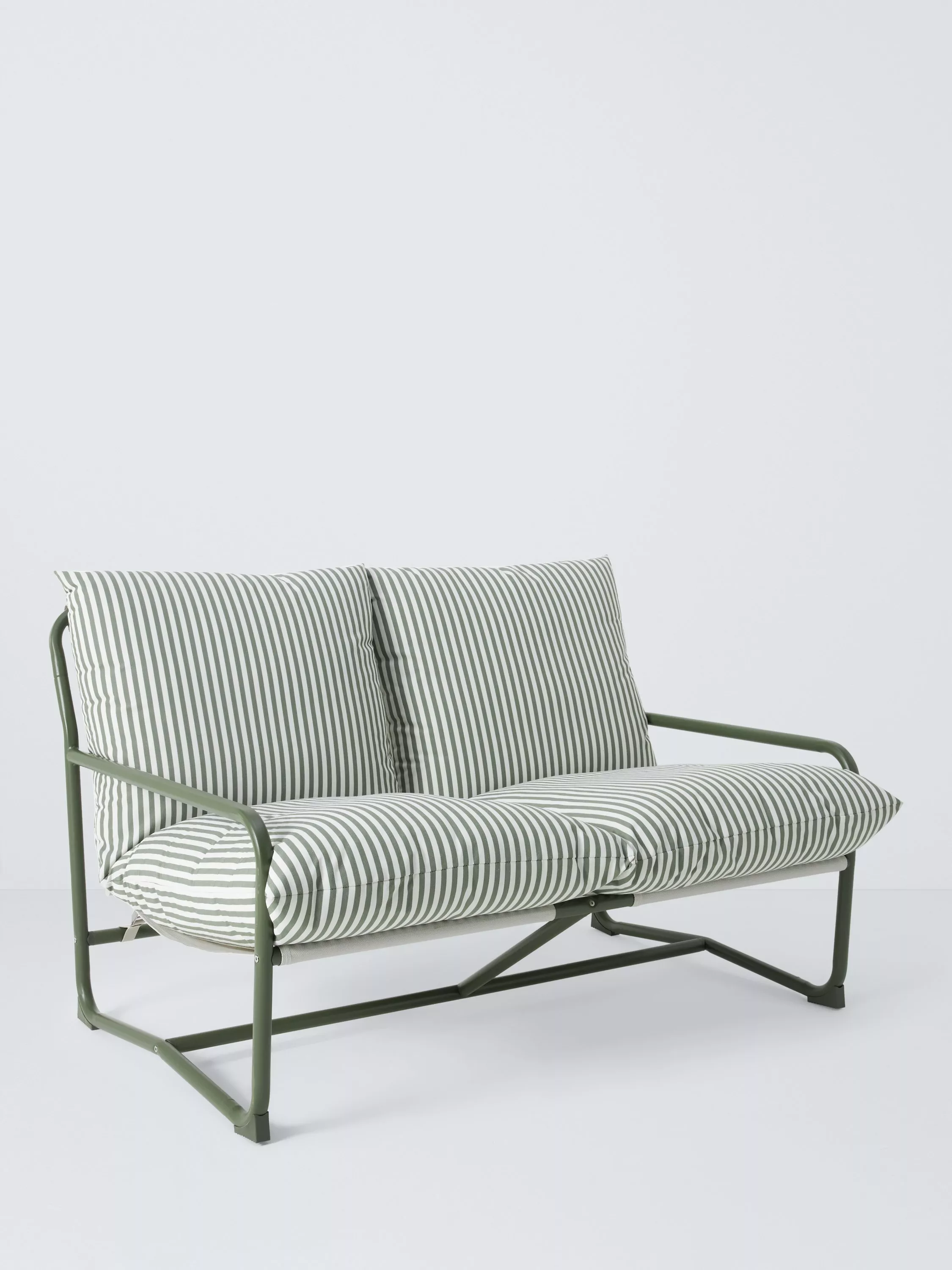 John Lewis Marcy 2-Seater Sling Garden Sofa, Navy