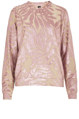 Topshop Pink Tropical Sweater By Boutique, £130
