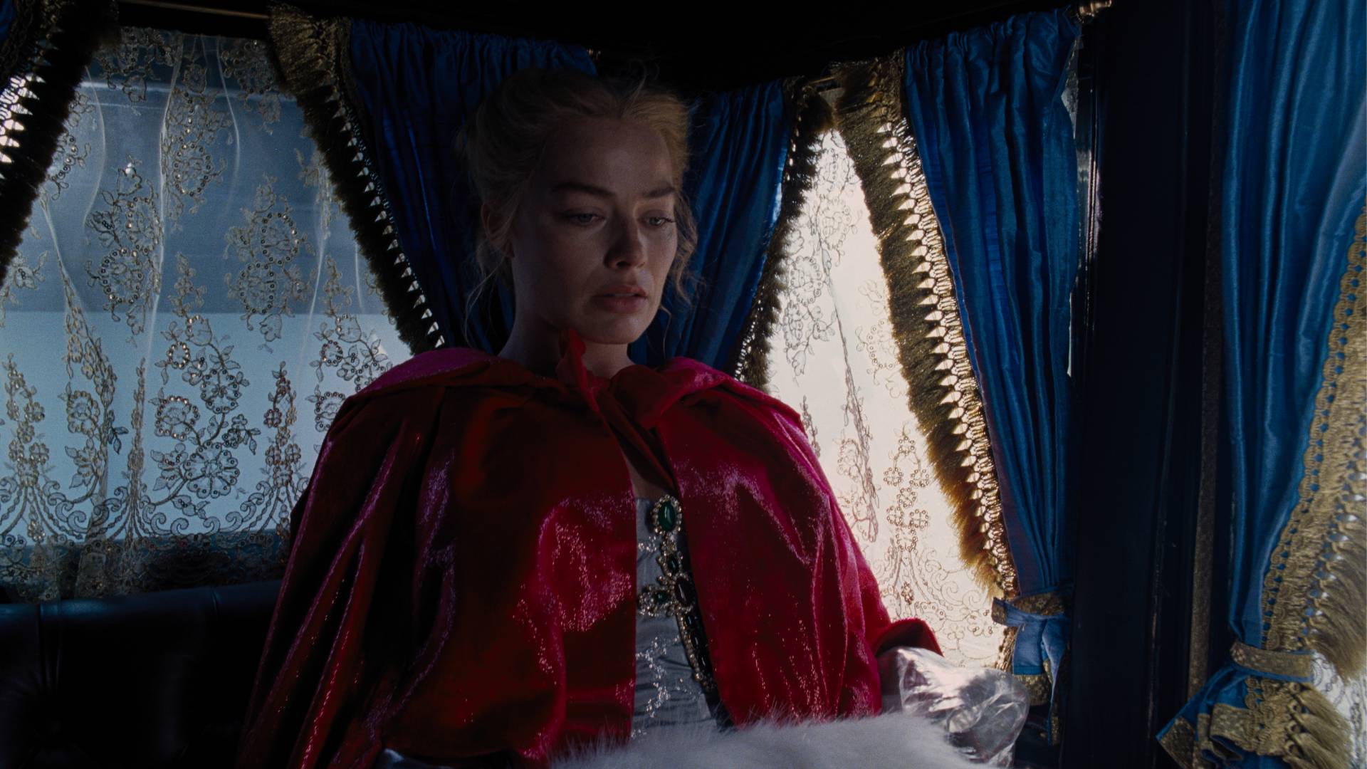 Margot Robbie as Cathy in Wuthering Heights