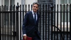 British Foreign Secretary Ed Miliband arrives in Downing Street to attend weekly Cabinet meeting in London